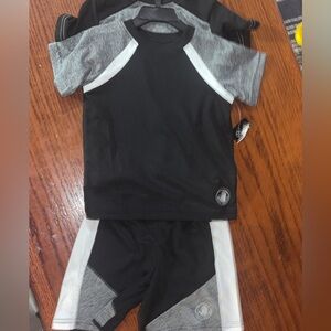 Black and Gray Kids 3 Piece Set